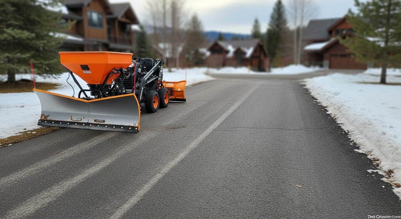 Professional snow removal and driveway grading service in Snohomish County